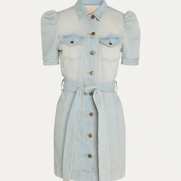 Retrofete Lema Denim Dress - Size Large - Picture 1 of 7
